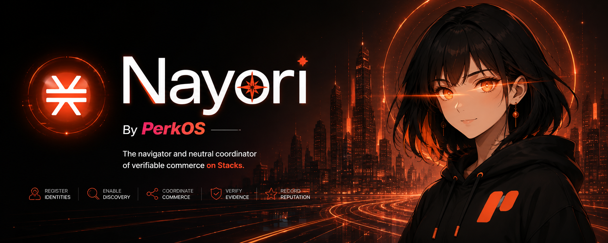 Nayori by PerkOS, the navigator and neutral coordinator of verifiable commerce on Stacks